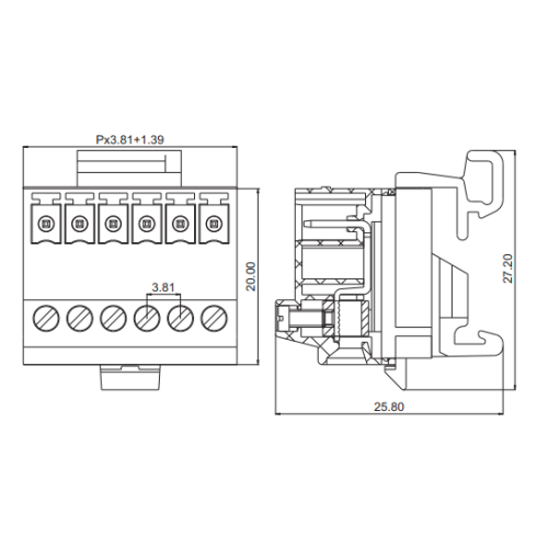 Terminali plug-in maschi e femmine senza saldatura di tipo ferroviario